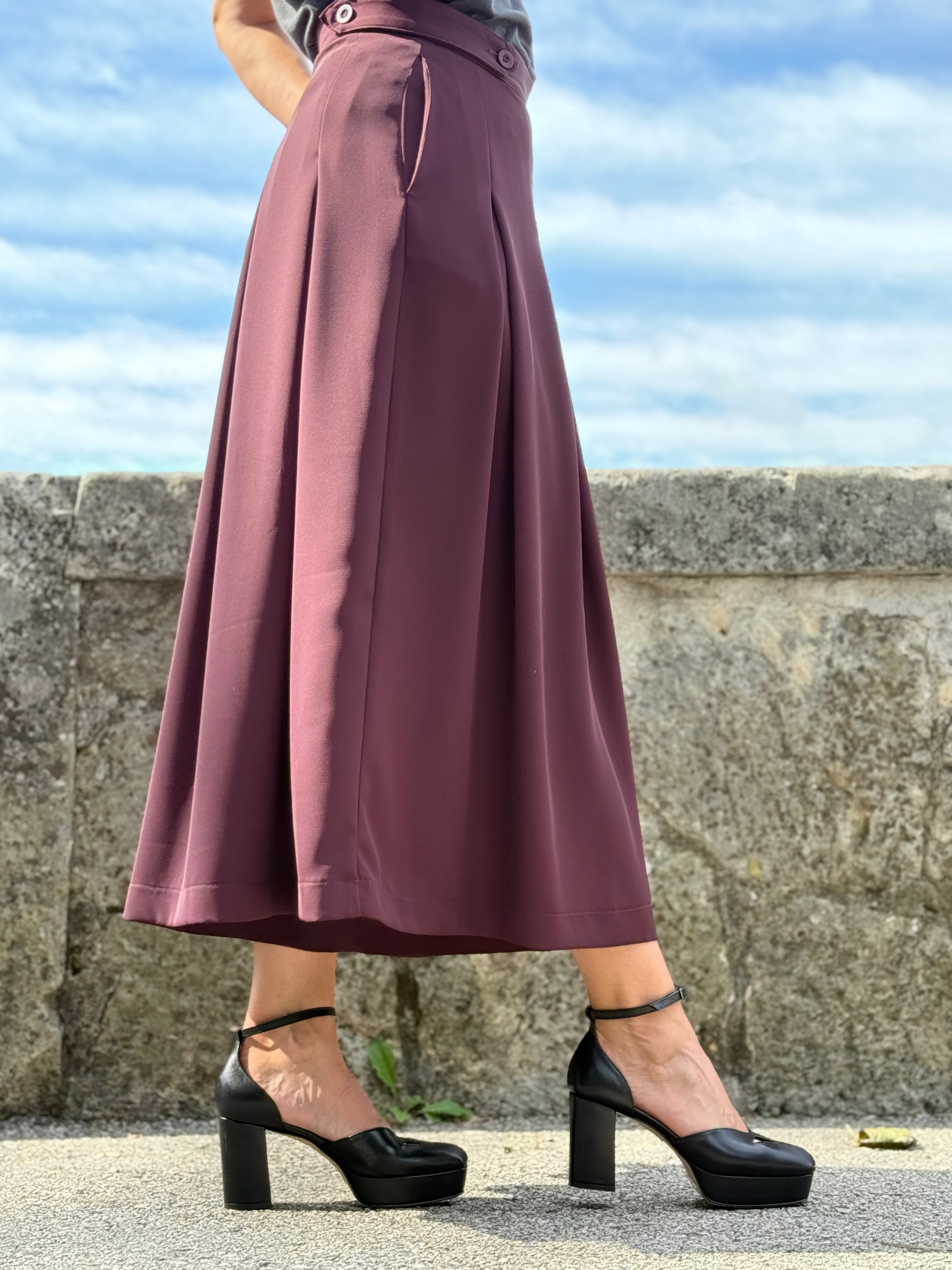 Image of Dolly Black decollete in nappa nera con cinturino - tacco 8.5 - artigianale marchigiana