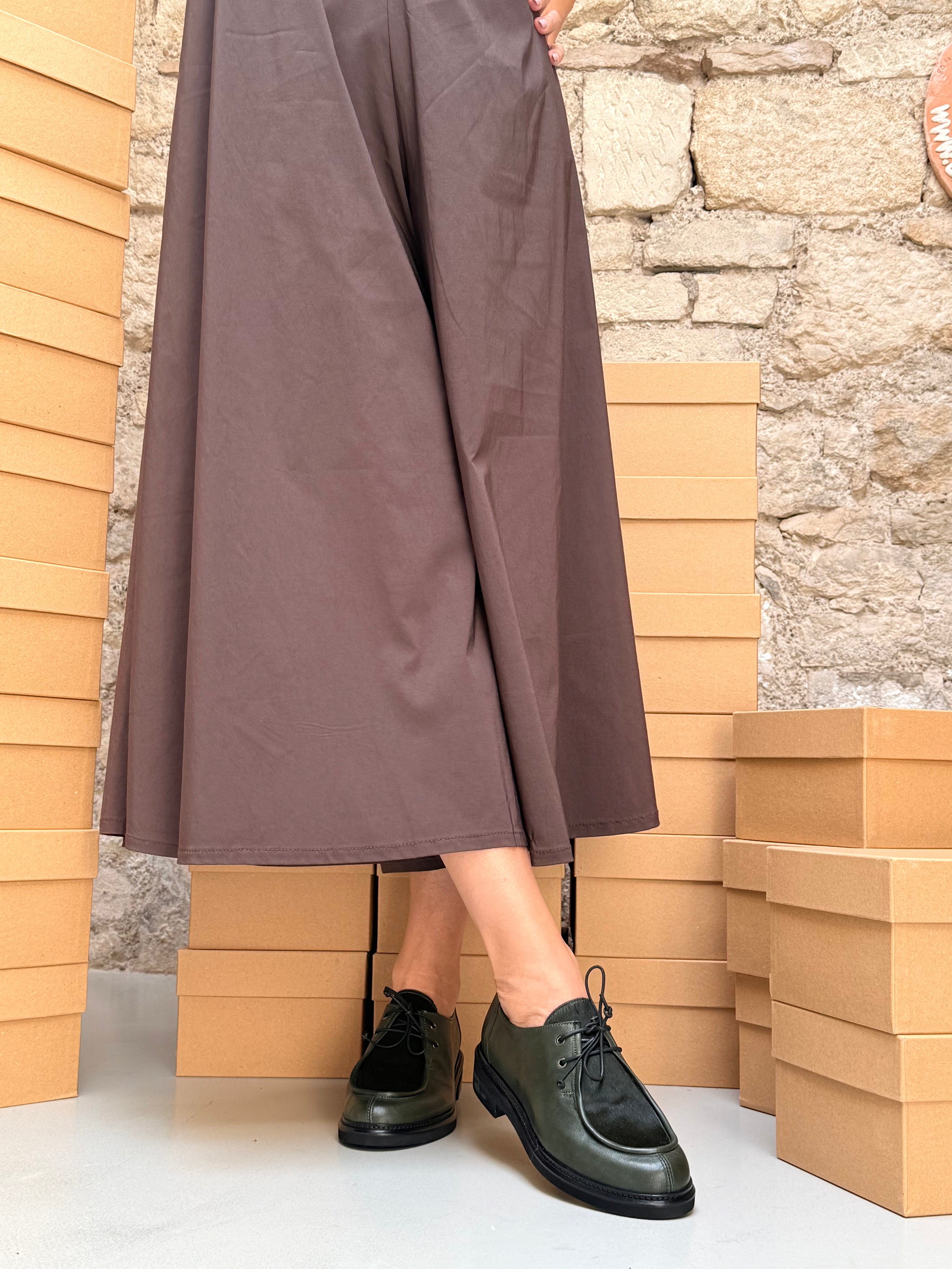 Image of Office Green ingegnere in nappa verde e cavallino - tacco 3 cm artigianale marchigiana