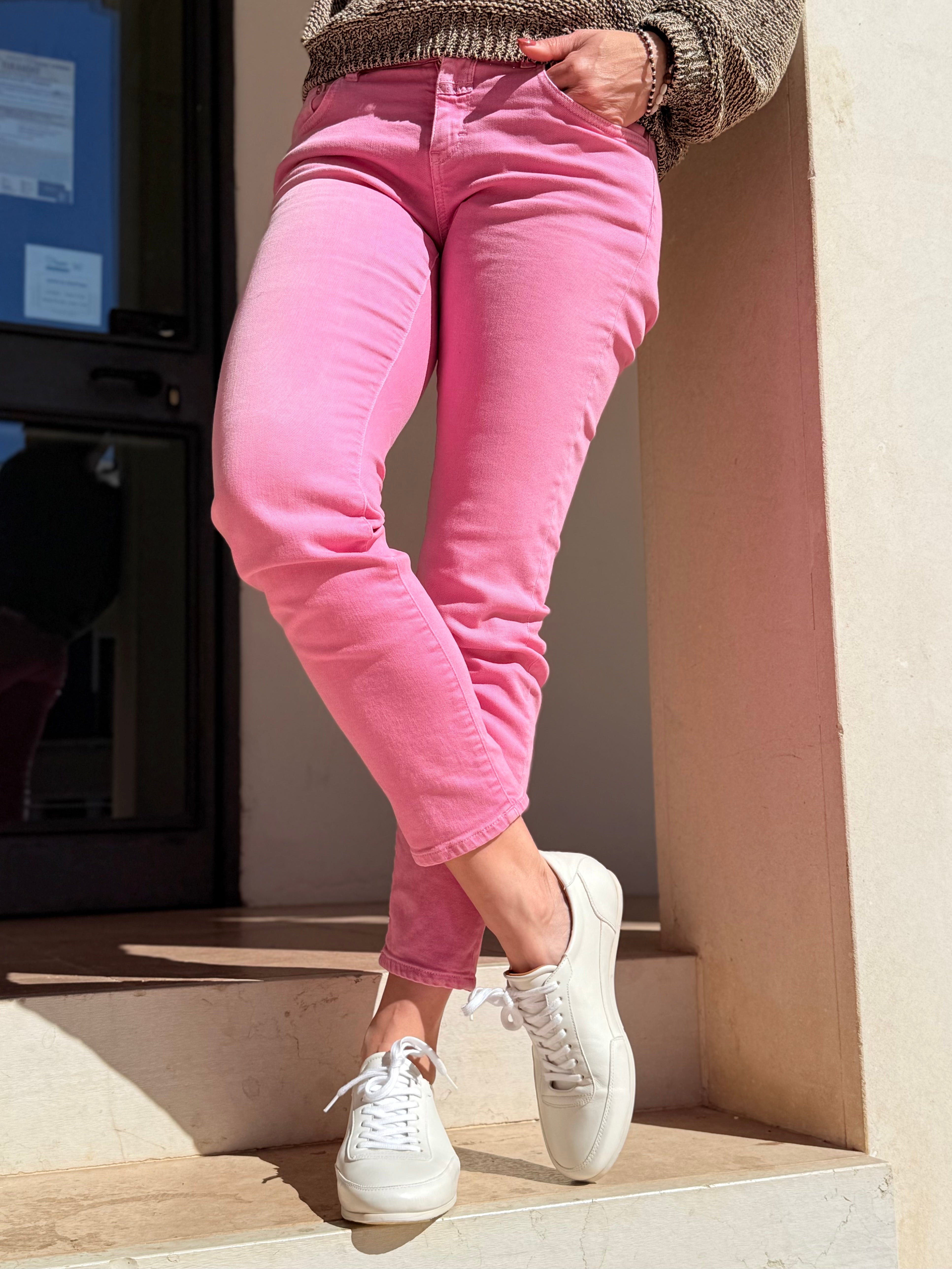 Image of Miuccia Milk sneakers in nappa bianca artigianale lagattaconglistivali