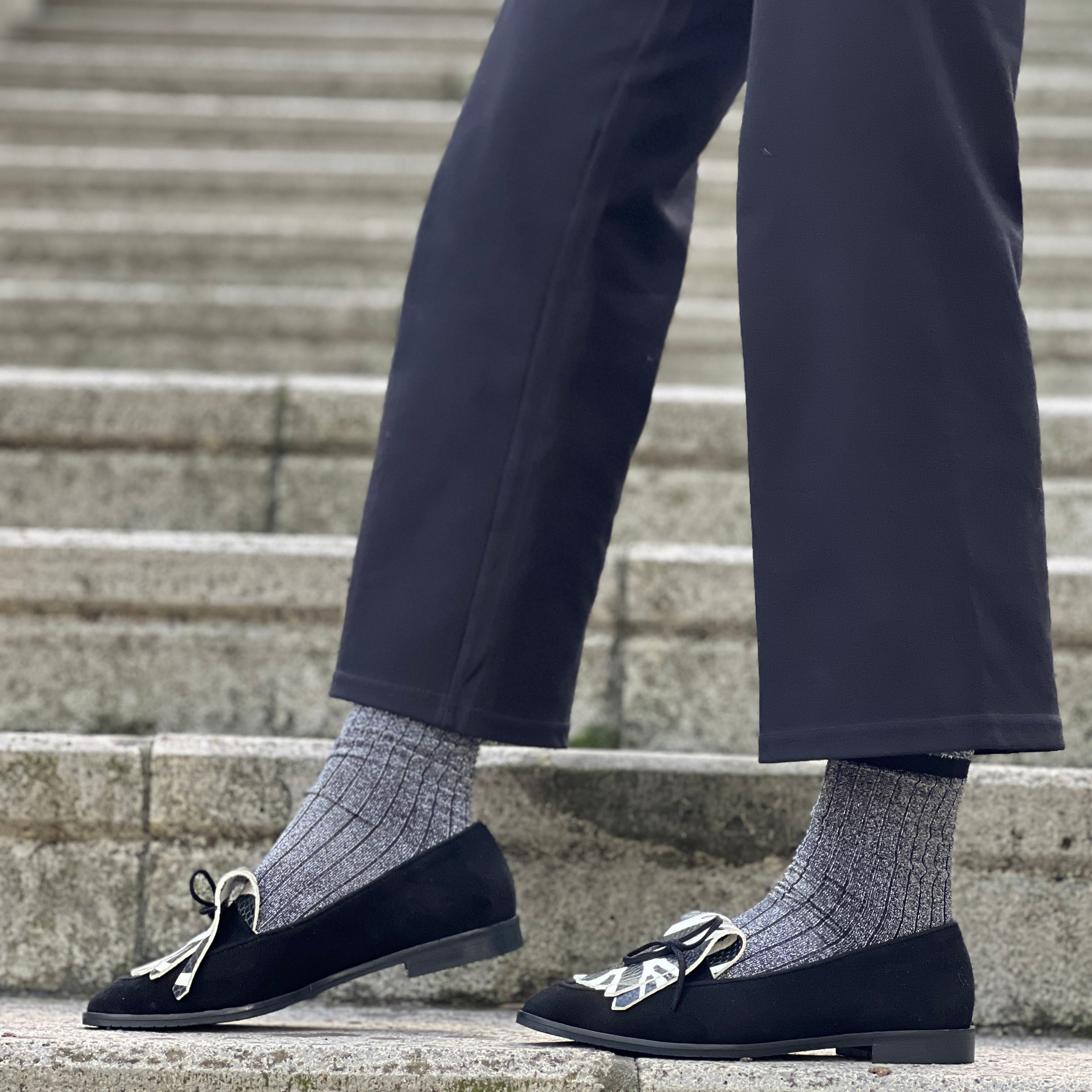 Image of Nabucco Black mocassino in camoscio artigianale toscano